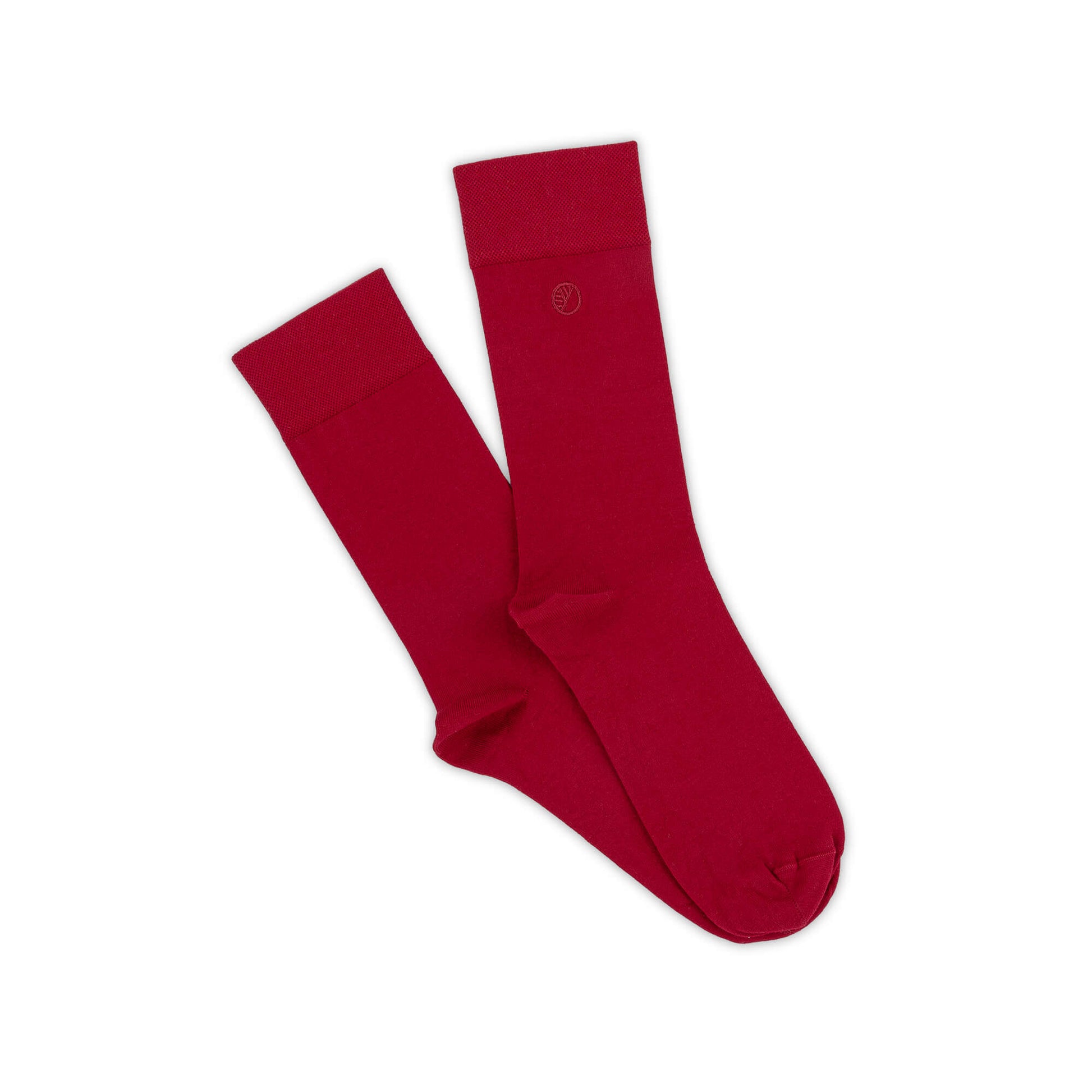 Red Mens Luxury Smart Socks