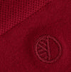 Red Mens Luxury Smart Socks Close Up