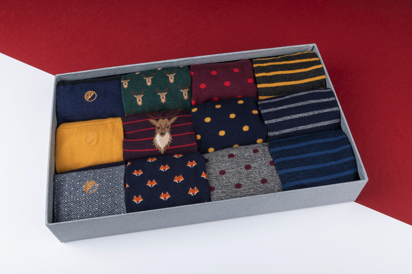 mens 12 pack gift box content
