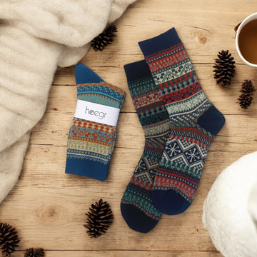 Aztec Fairisle Unisex Ankle Socks
