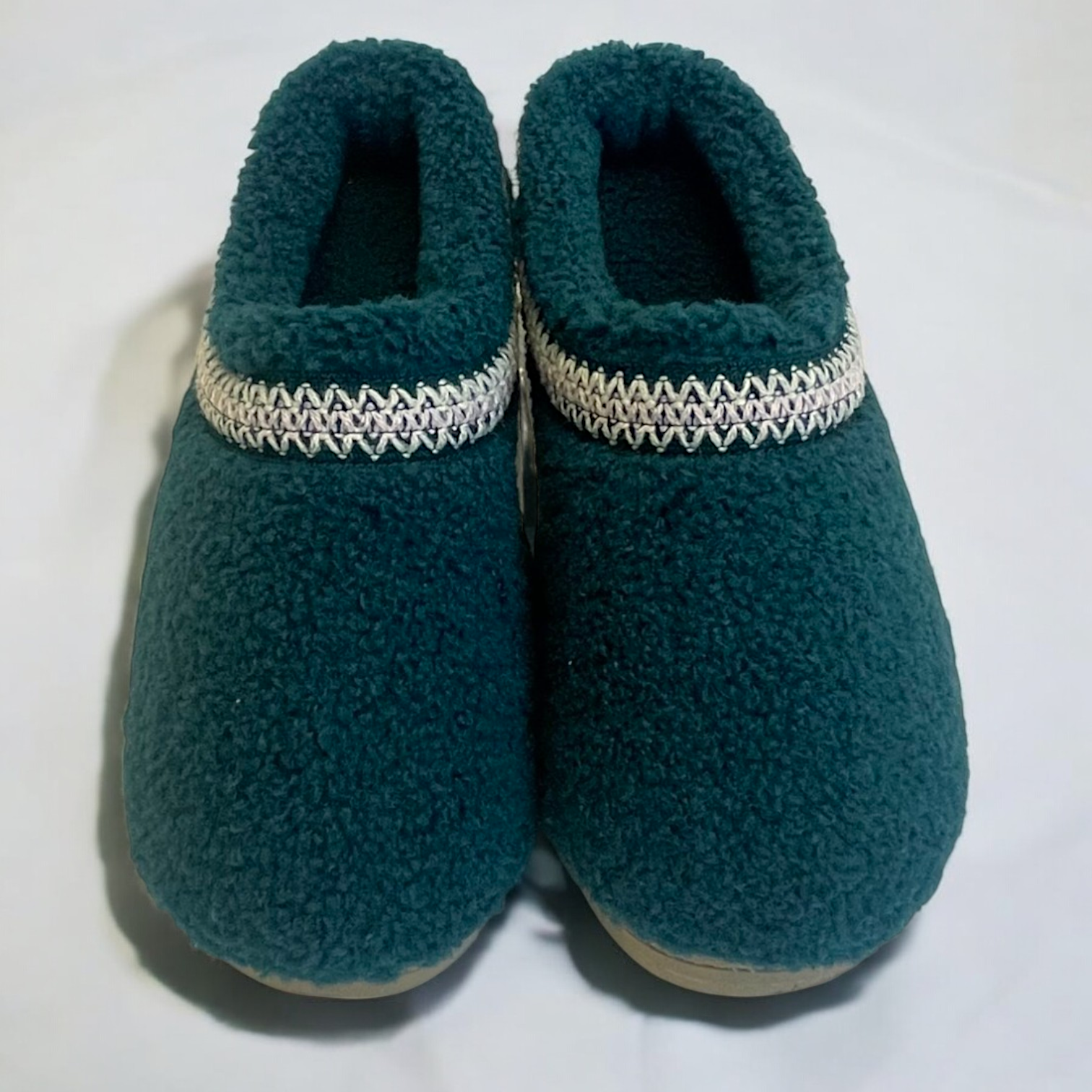 Green Borg Slippers Front Profile