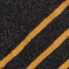 Yellow Mens Stripe Sock Close Up