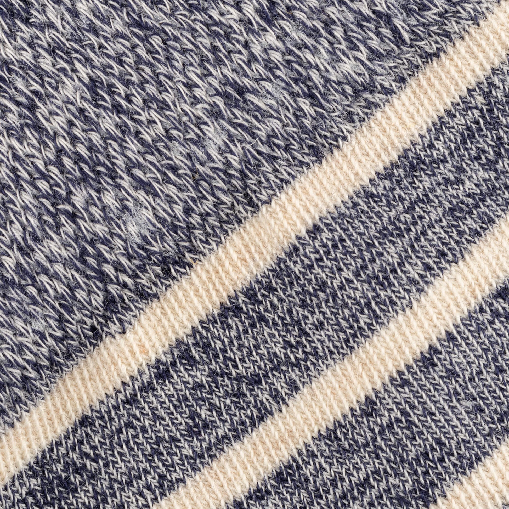 Grey Mens Stripe Sock Close Up