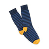 Navy Mens Stripe Sock