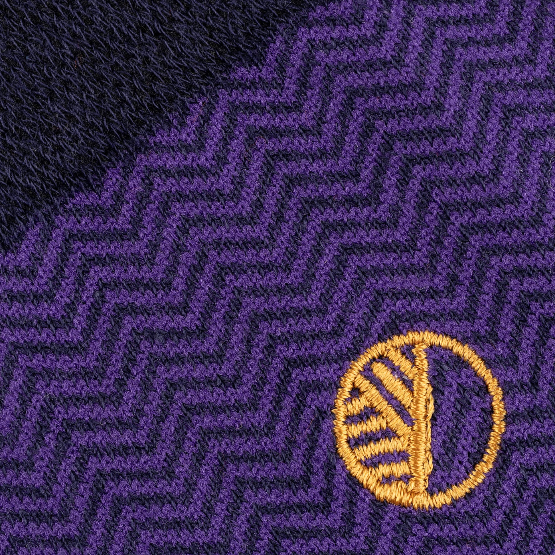 Mens Purple Socks Close Up