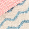 Baby Socks Zig Zag Oatmeal Pattern