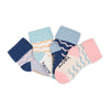 Zig Zag 4 Pack Baby Socks