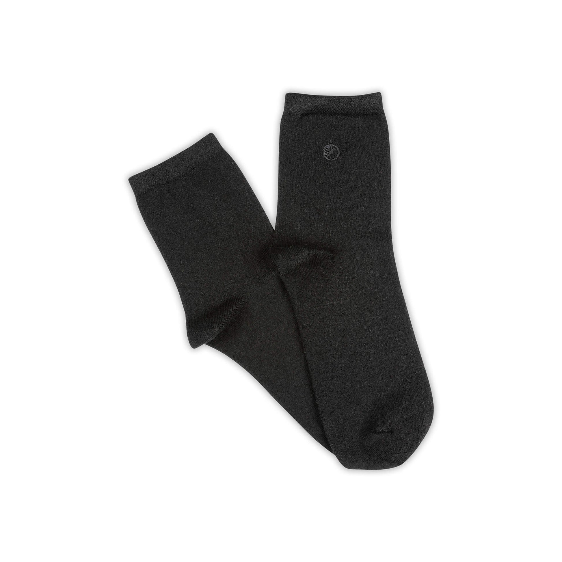 Women's Luxe Black Socks