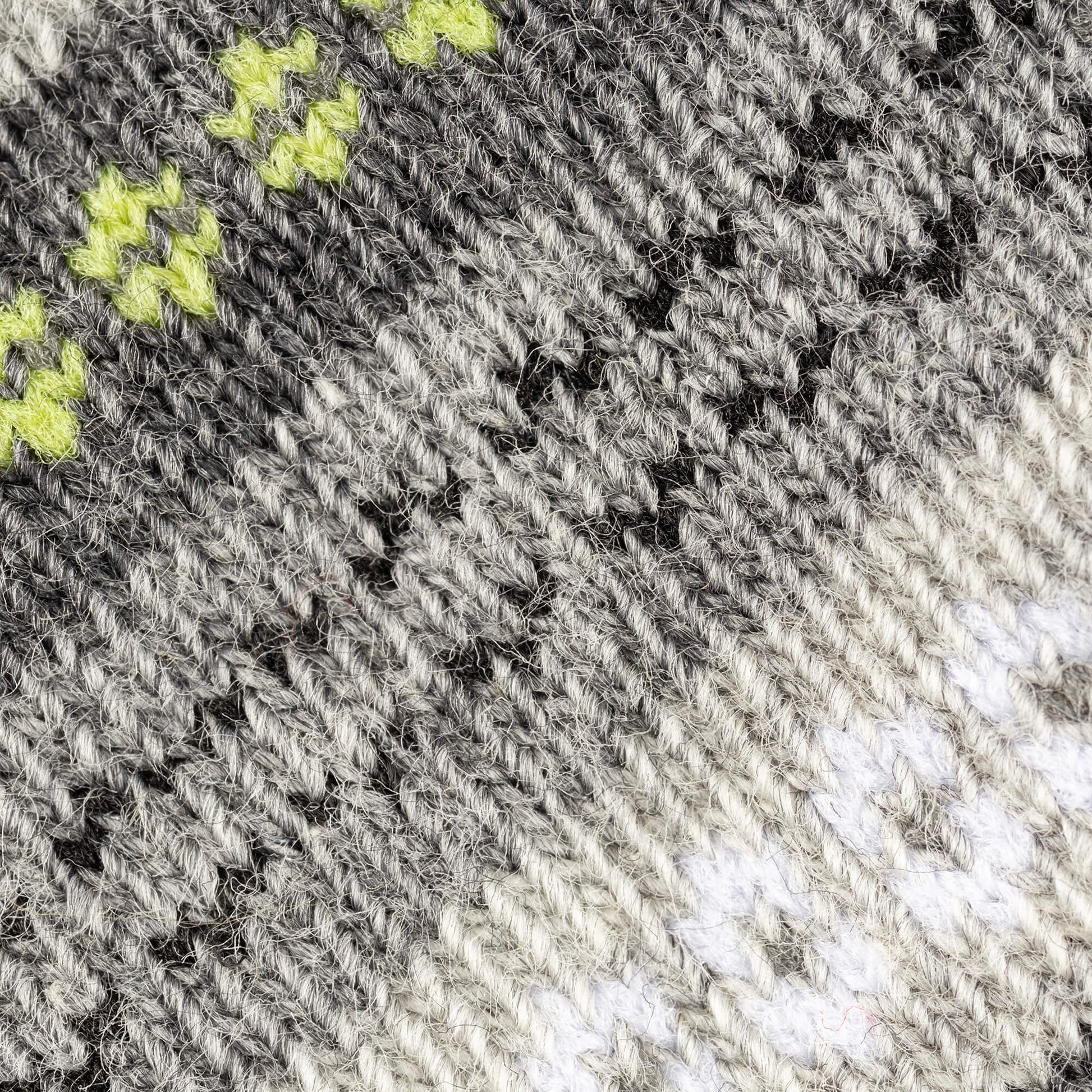 Kids Grey Fairisle Socks Pattern 2