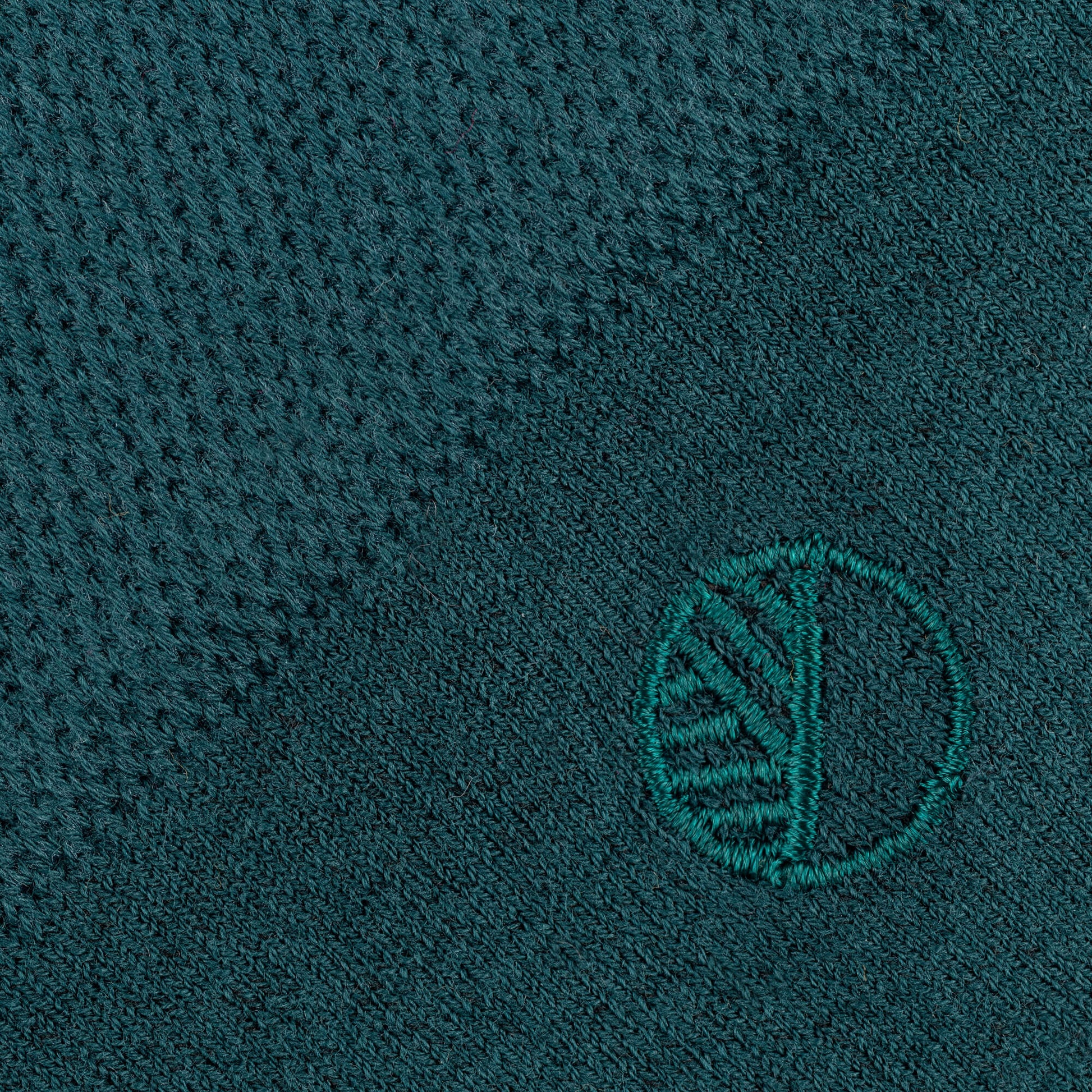 Teal Mens Luxury Smart Socks Close Up