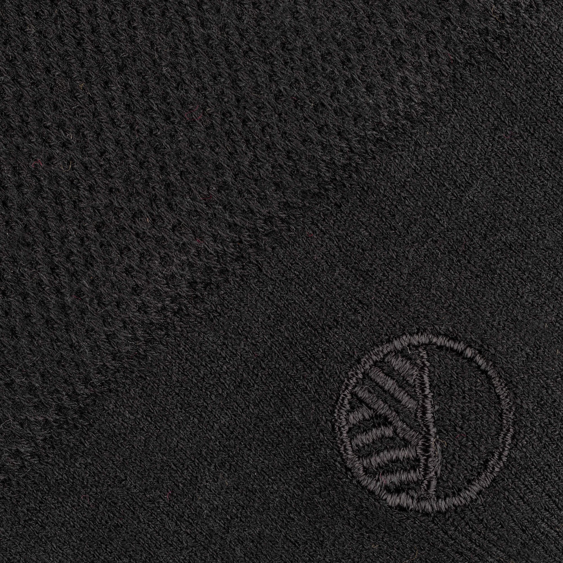 Black Mens Luxury Smart Socks Close Up