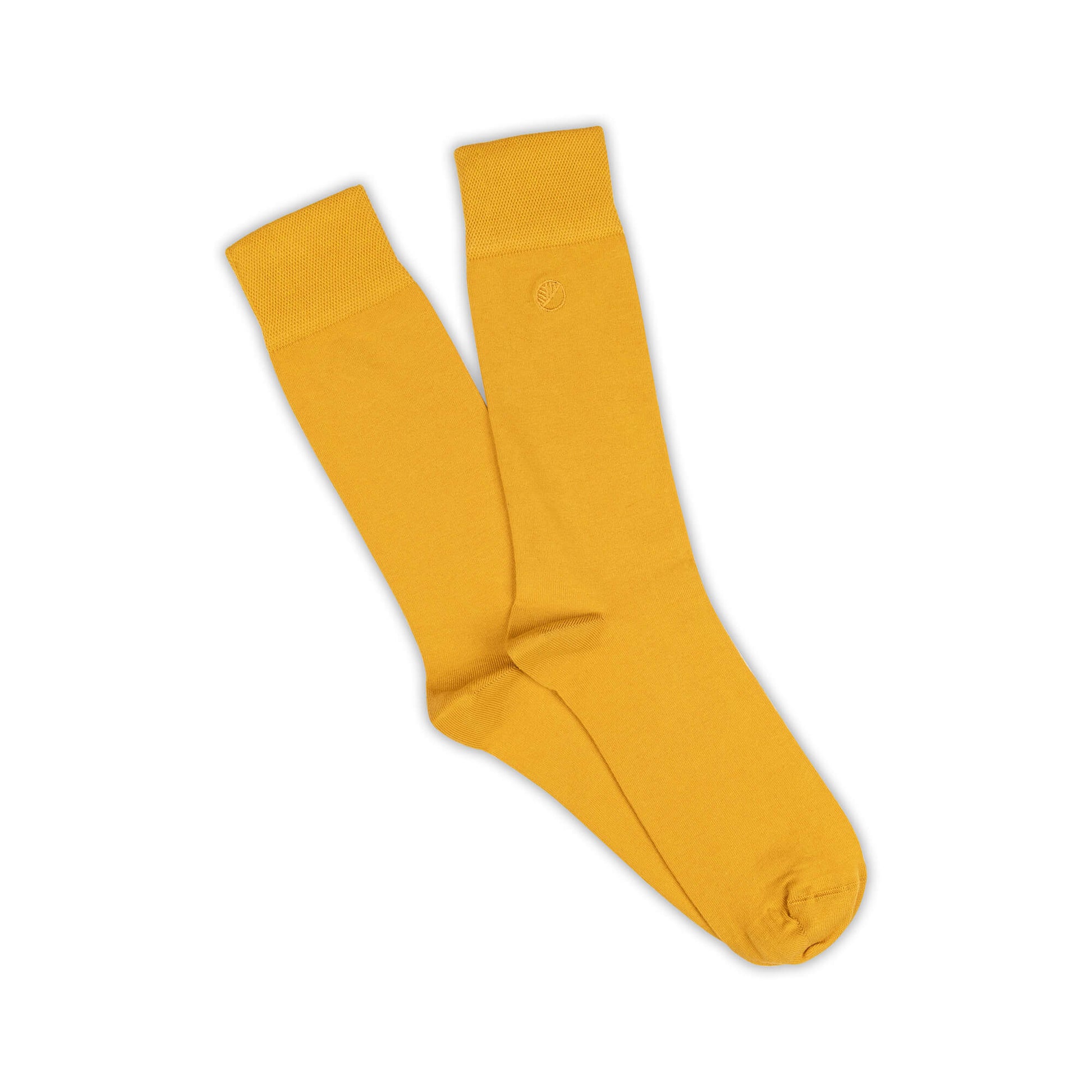 Yellow Mens Luxury Smart Socks