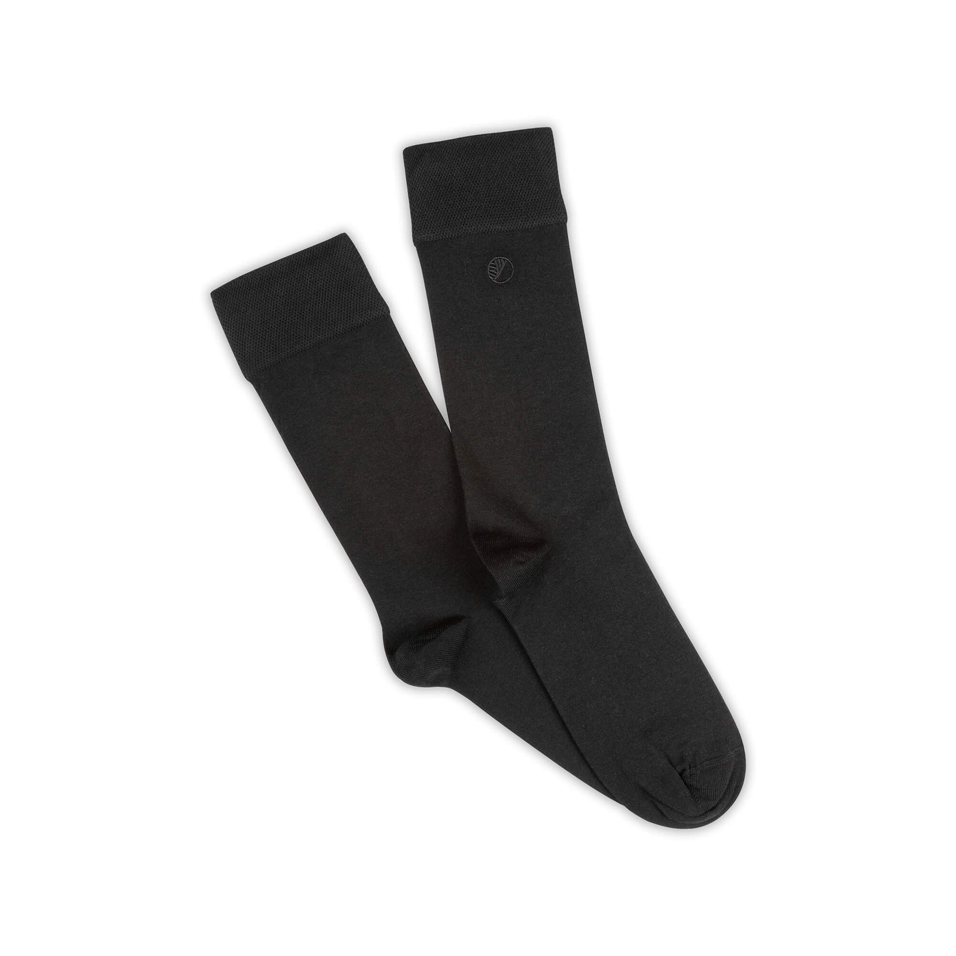 Black Mens Luxury Smart Socks