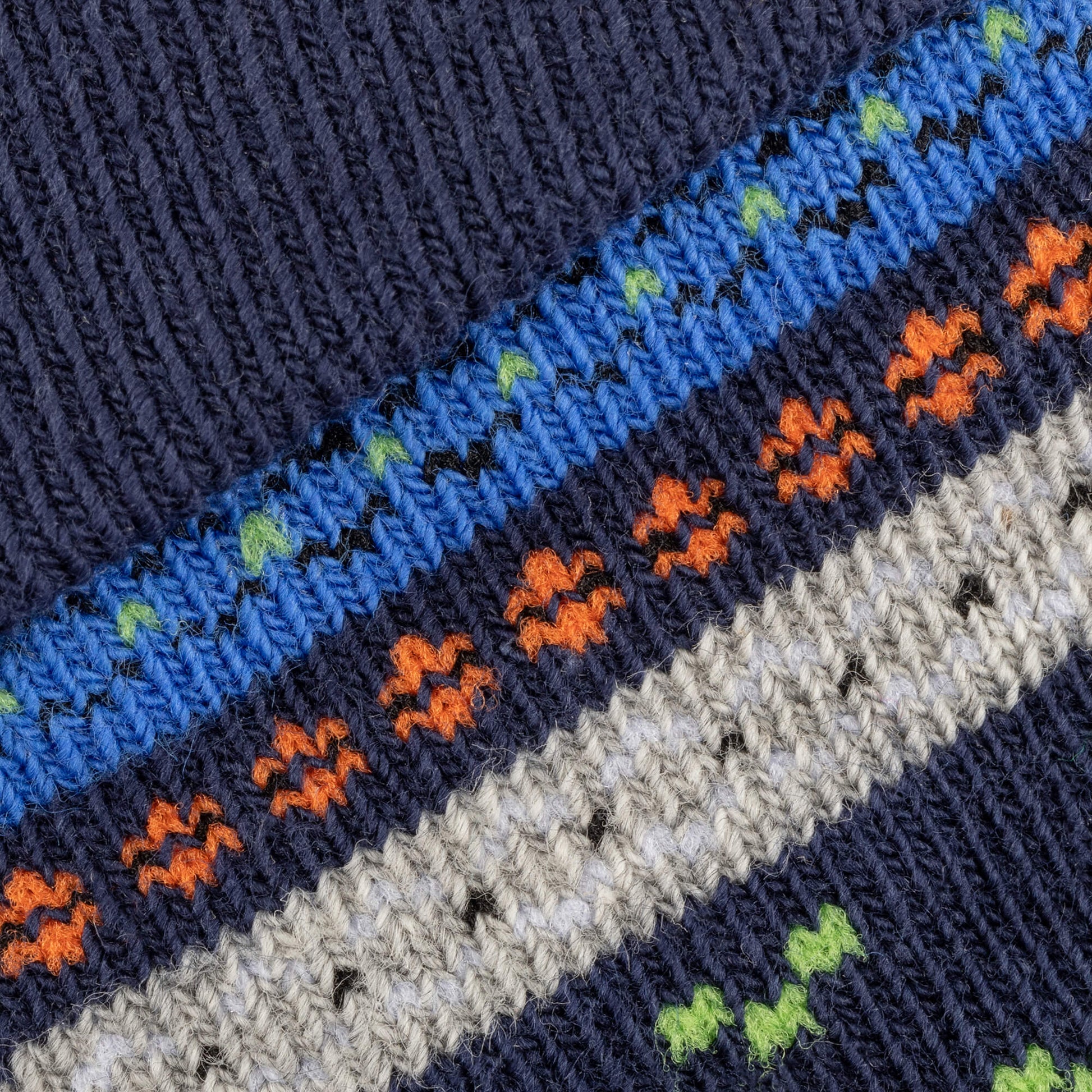 Baby Navy Fairisle Pattern 2
