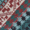 Aztec Fairisle Unisex Ankle Socks - Black Close Up