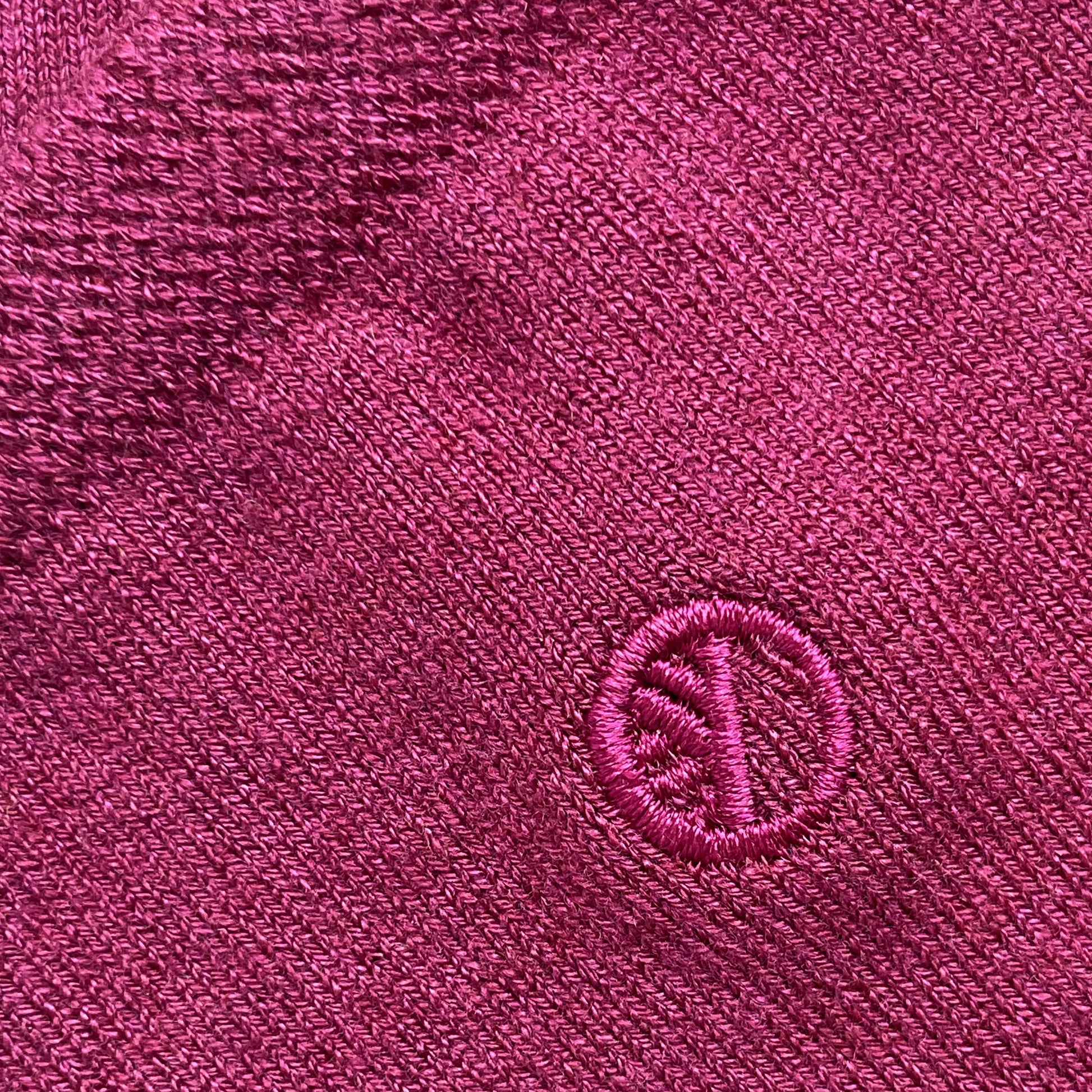 Luxe Merino Wool Women's Socks Burgundy Close Up