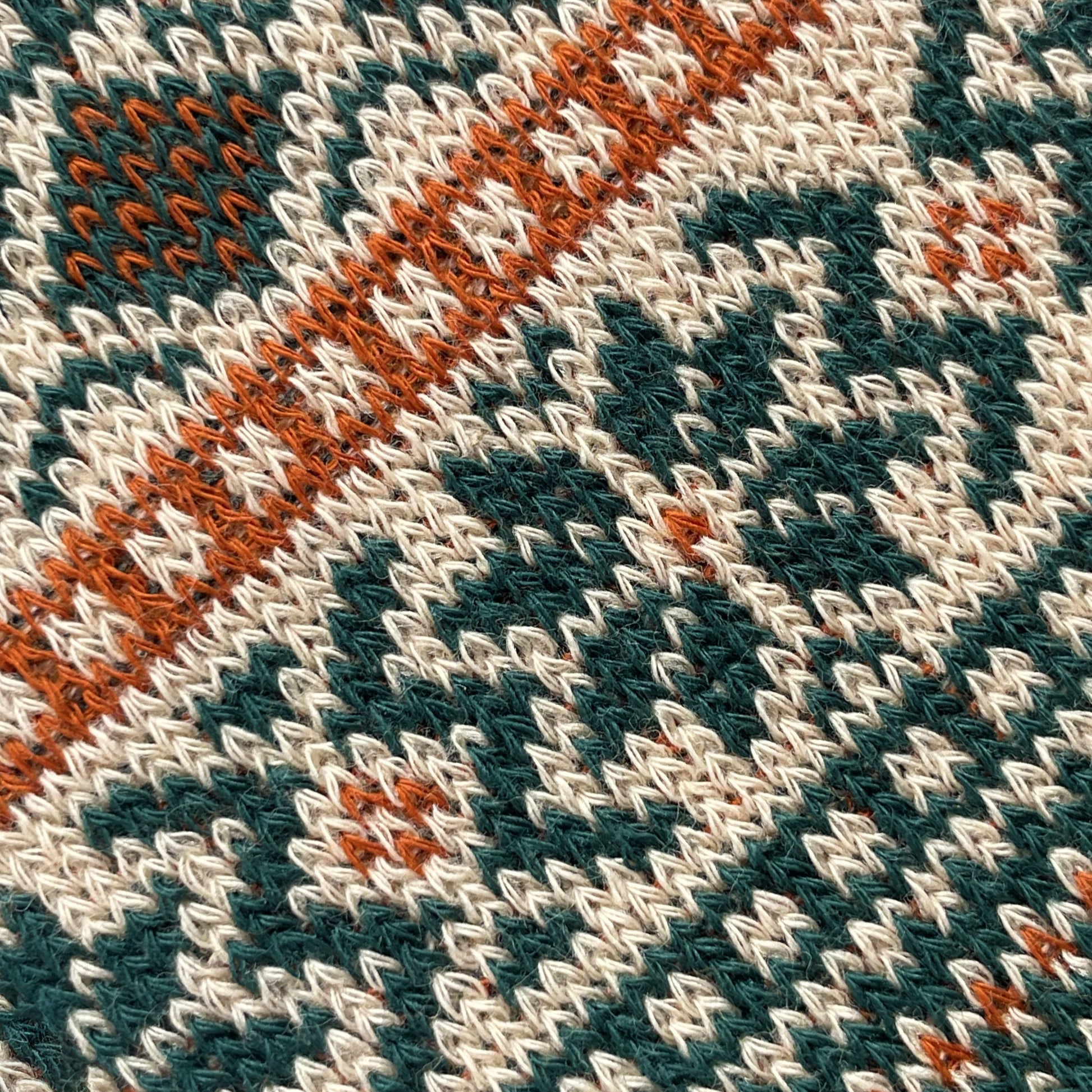 Traditional Fairisle Unisex Ankle Socks - Green Close Up