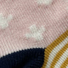 Baby Hansel Pattern Pink Socks Close Up