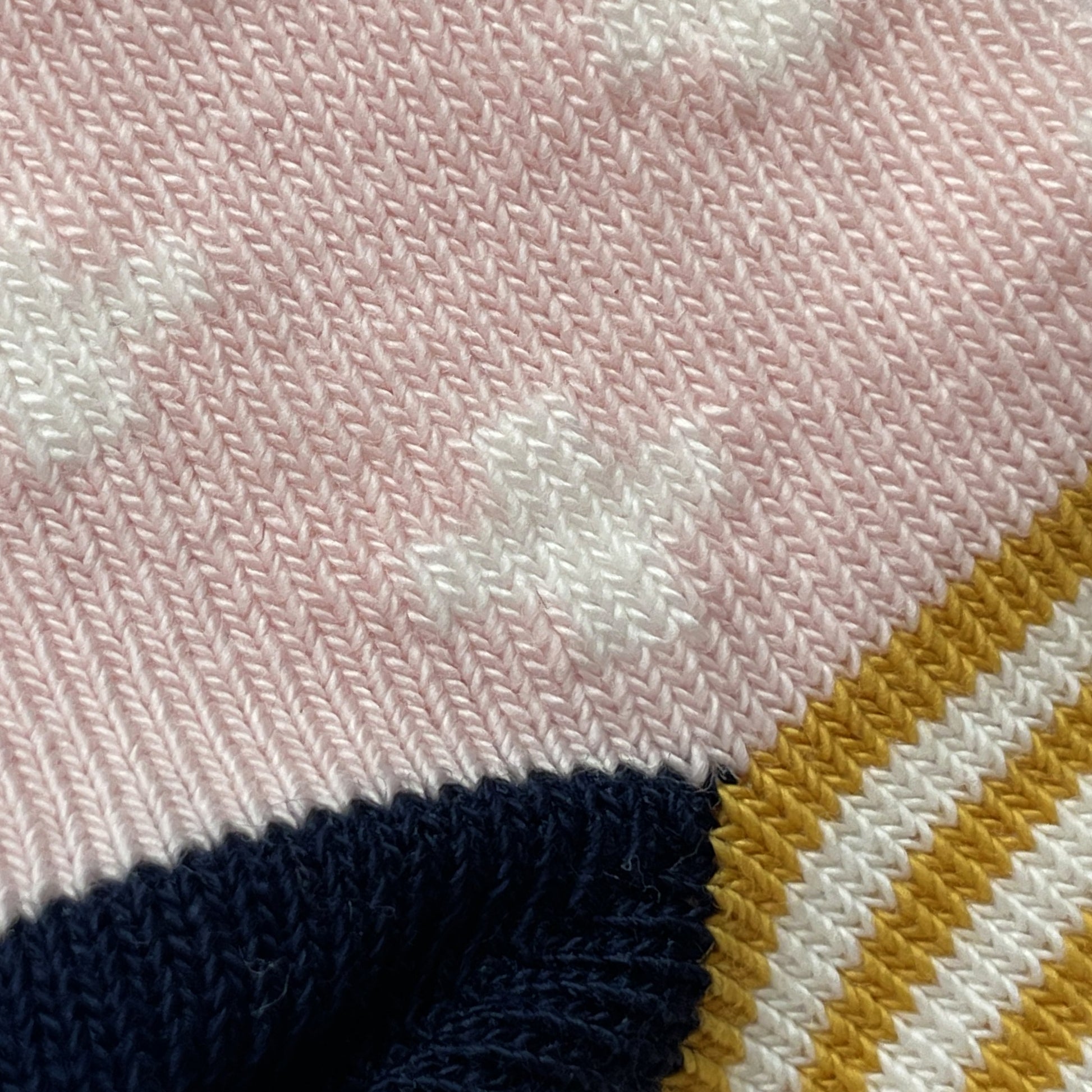 Baby Hansel Pattern Pink Socks Close Up