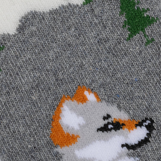 Kids Wolf Knee-High Socks