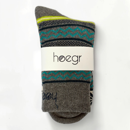 Fairisle Terry Ankle Socks