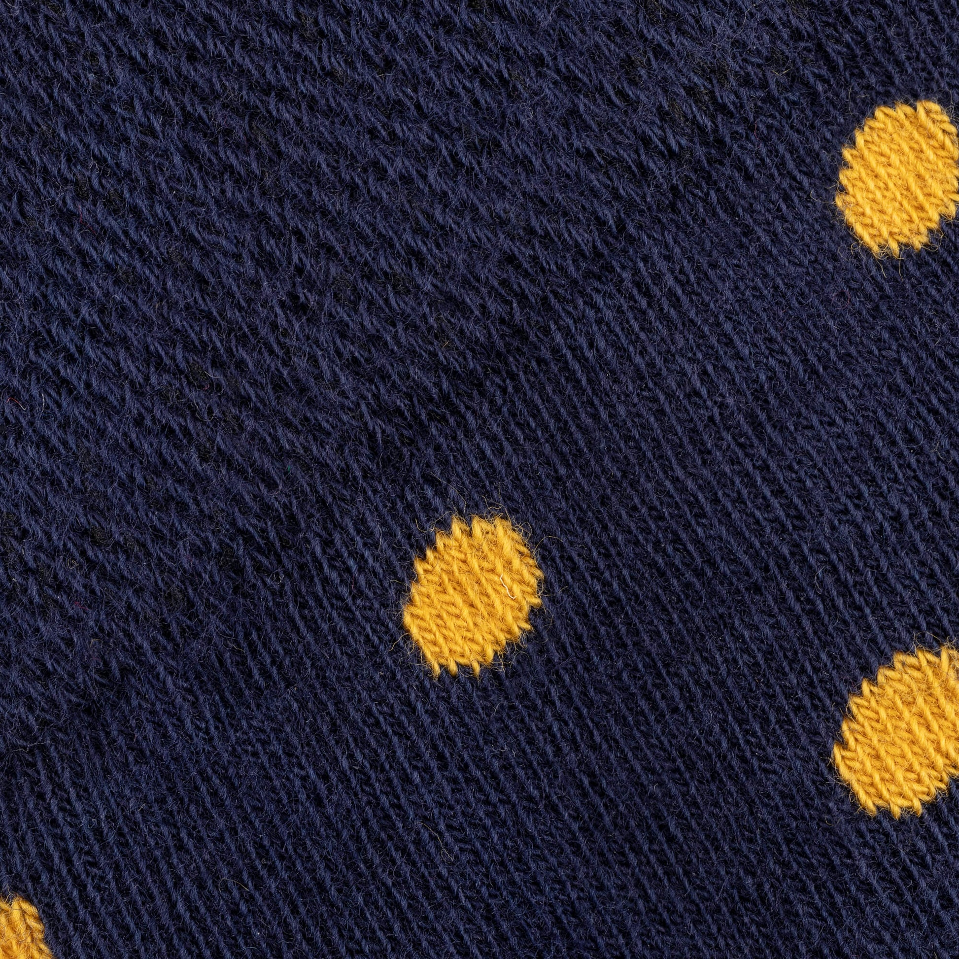Blue Mens Spot Sock Close Up