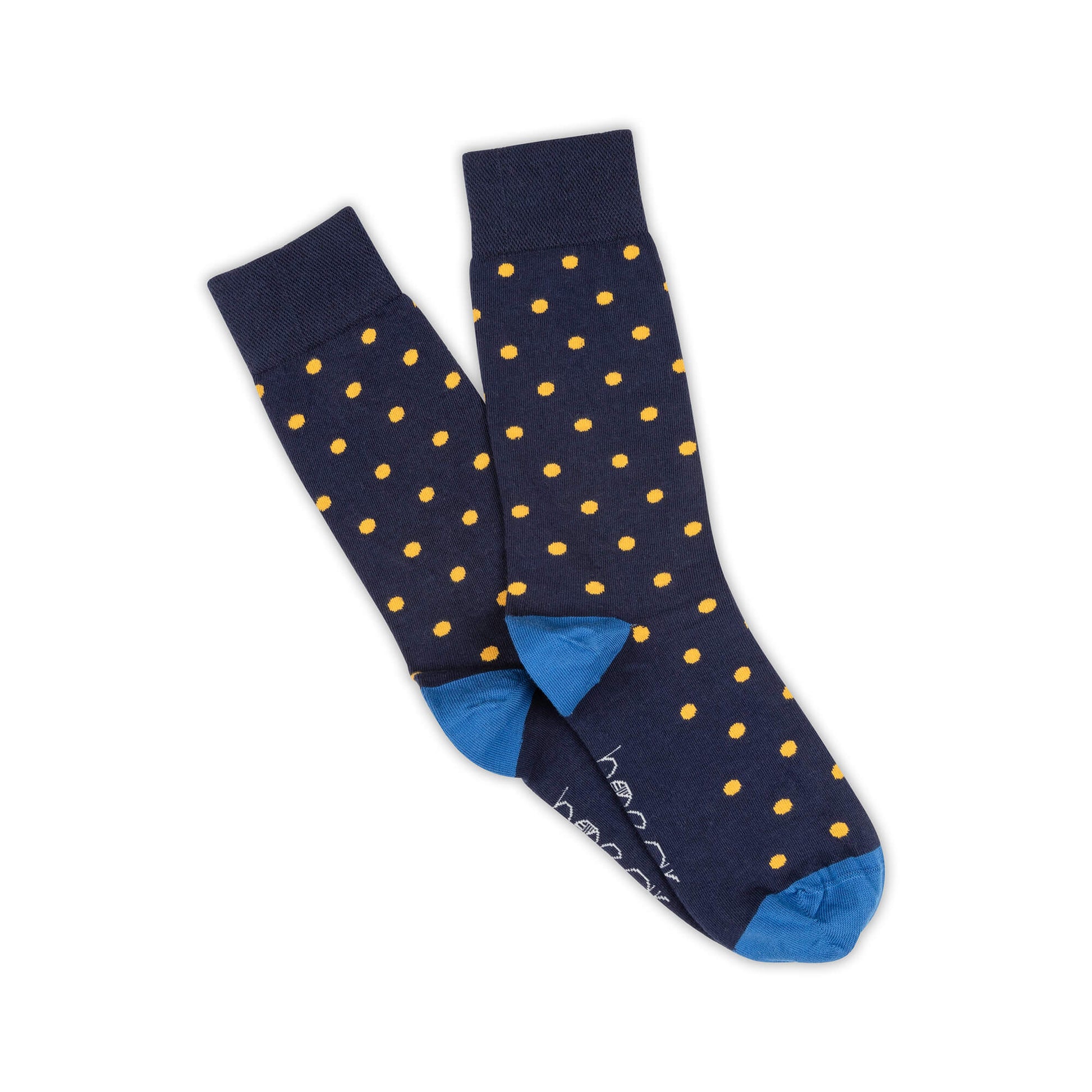 Blue Mens Spot Sock