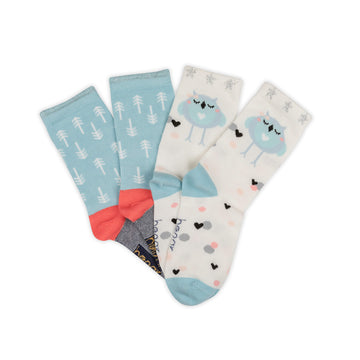 Olga Owl Kids Sock 2 Pack