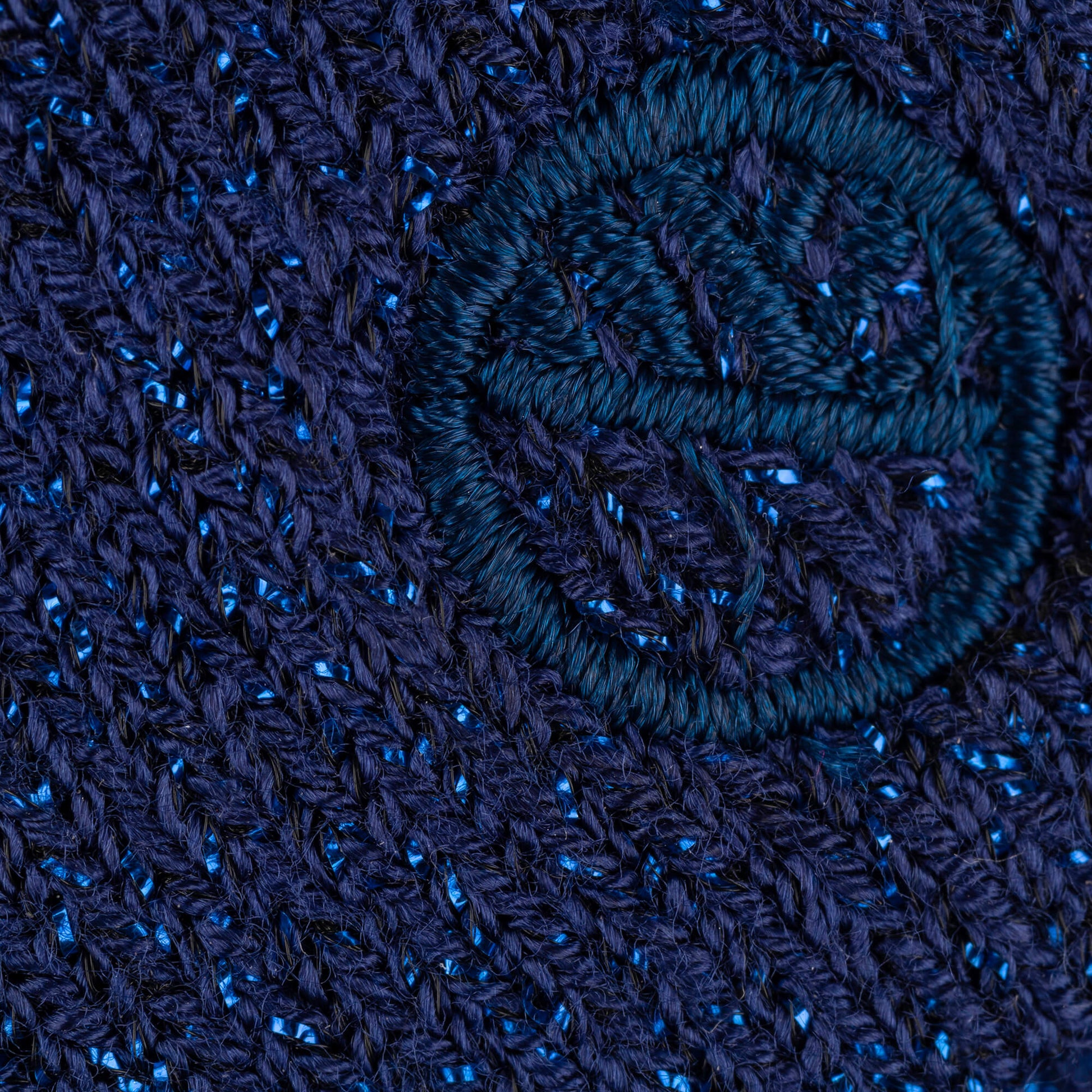 Baby Navy Sparkle Pattern