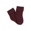 Baby Sparkle Burgundy Sock