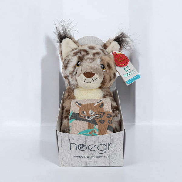 Kids Lynx Soft Toy Gift Set