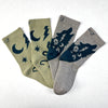 Kids Wolf Graffiti Sport Socks