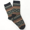 Large Fairisle Unisex Ankle Socks