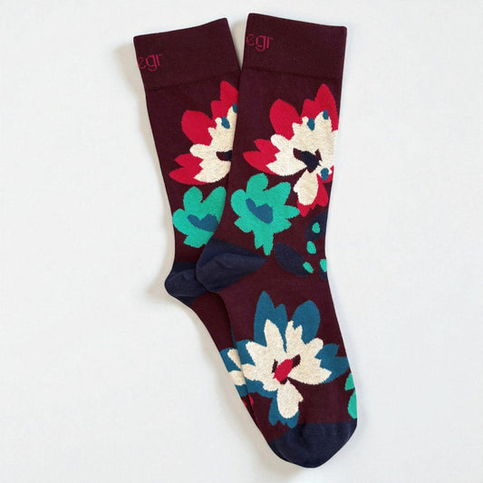 Men's Floral Ankle Socks