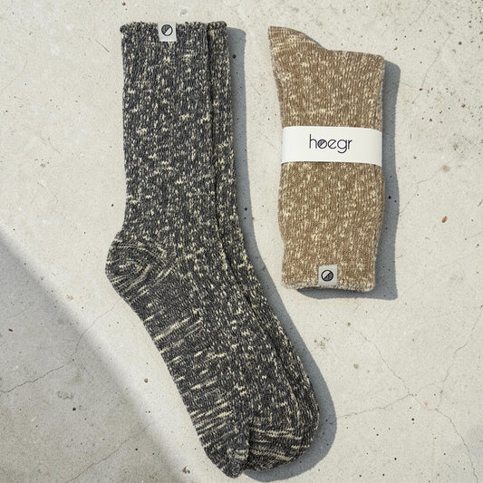 Men's Slub Boot Socks | 2 Colours