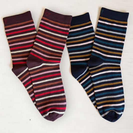 Women's Multi Stripe Socks