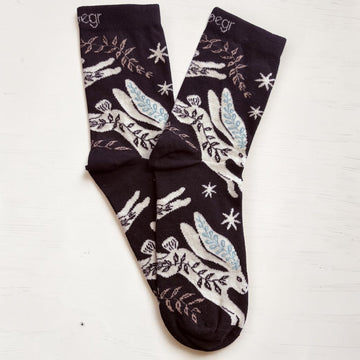 Scandi Hare Socks