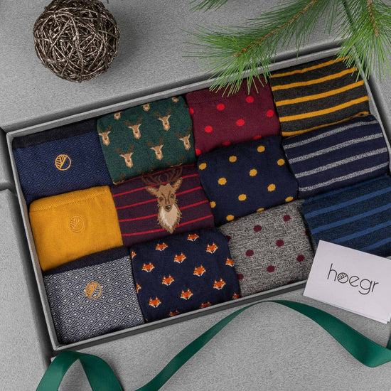Mens 12 Pack Socks Box Main Image