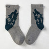 Kids Wolf Graffiti Sport Socks