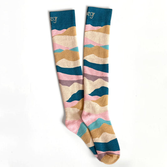Women's Multi Welly Socks | Knee-High