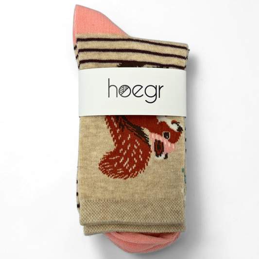 Winter Squirrel Socks