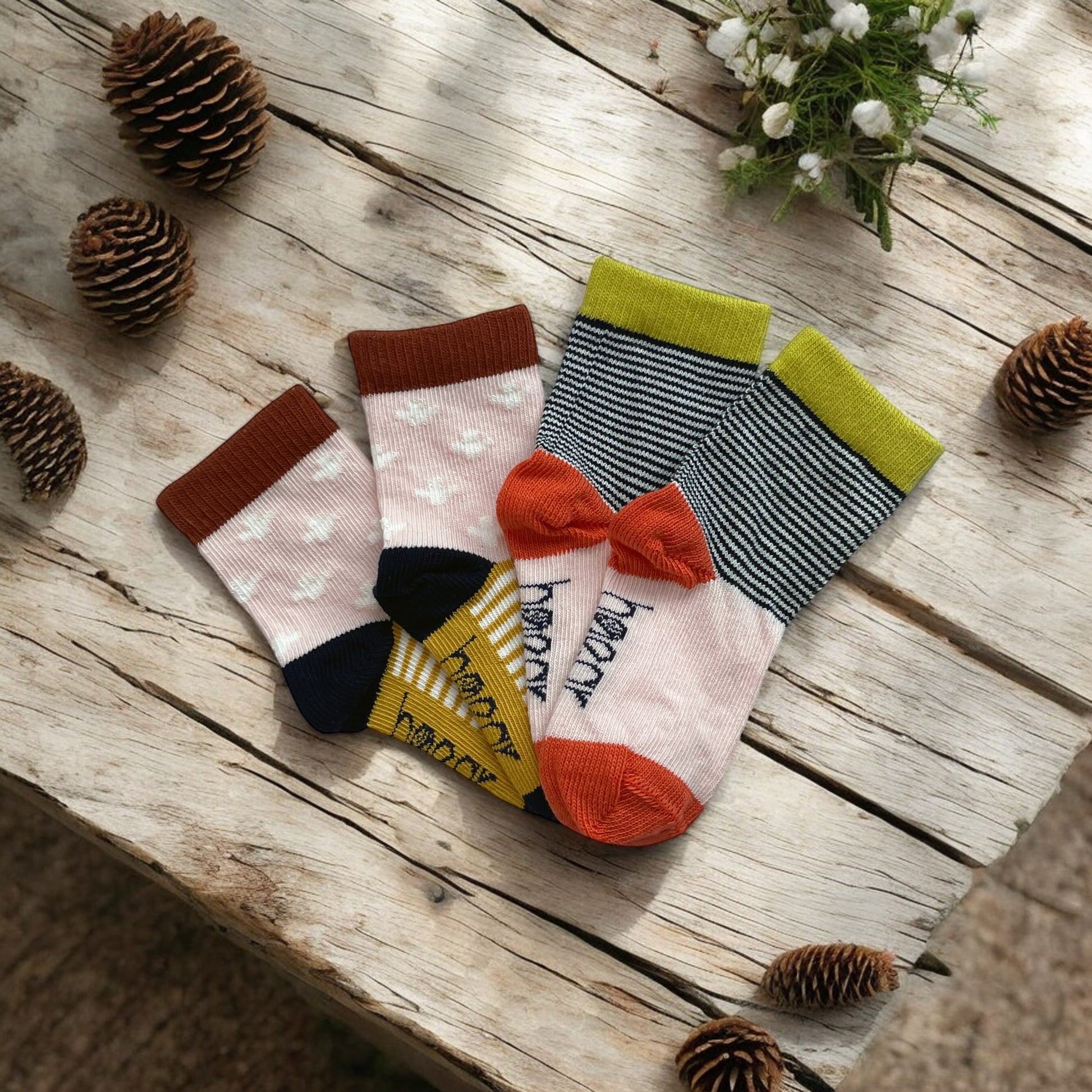 Baby Hansel Pattern 2 Pair Socks Product Shot